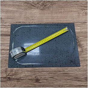 Grilovací kameň LavaGrill veľ. 3 cm - 37x25 + vyhĺbenie